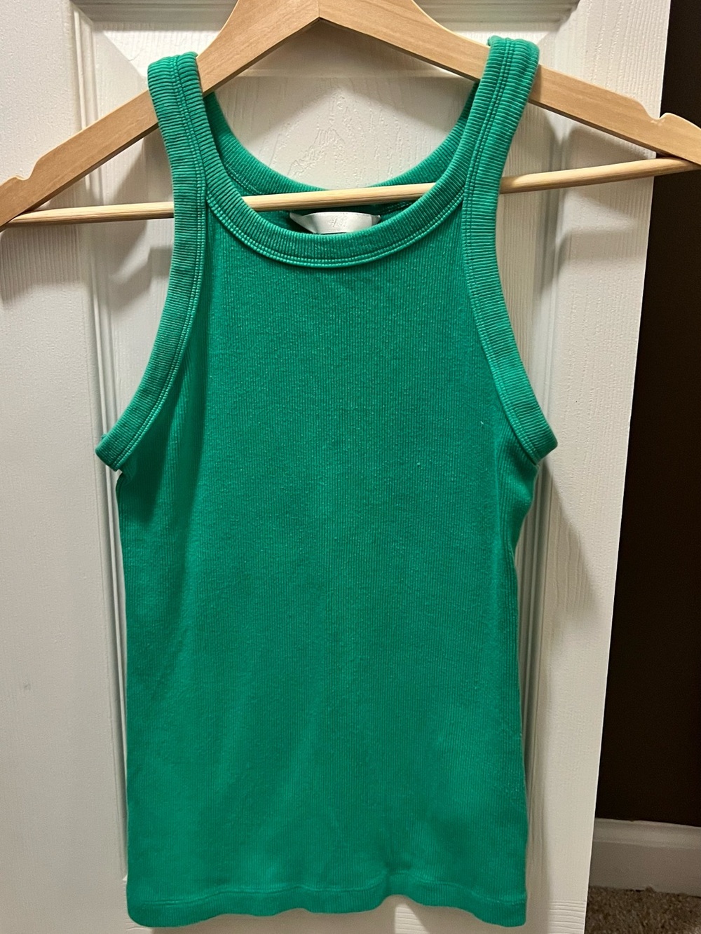 95% Cotton H&M Vibrant Green Tank
